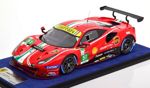 ���b�N�X�}�[�g 1/18 �t�F���[�� 488 GTE �G�{ �D�� LMGTE �v���N���X 24���ԃ��E�}�� 2021 �V���[�P�[�X�t��Looksmart 1:18 Ferrari 488 GTE Evo Winner LMGTE Pro Class 24h Le Mans 2021 Guidi/Calado/Ledogar with ShowCase
