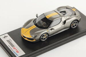 ���b�N�X�}�[�g 1/43 �t�F���[�� 296 GTB �n�C�u���b�h 830HP V6 �A�Z�b�g �t�B�I���m 2021 �O���[ ���b�g �C�G���[Looksmart 1:43 FERRARI 296 GTB HYBRID 830HP V6 ASSETTO FIORANO 2021 GREY MET YELLOW