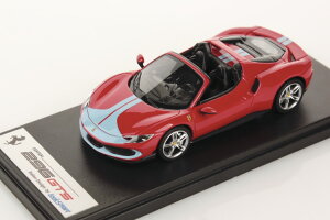 ���b�N�X�}�[�g 1/43 �t�F���[�� 296 GTS �X�p�C�_�[ �A�Z�b�g �t�B�I���m �I�[�v�� ���[�t 2022 ���b�h ���C�g �u���[Looksmart 1:43 FERRARI 296 GTS SPIDER ASSETTO FIORANO OPEN ROOF 2022 RED LIGHT BLUE