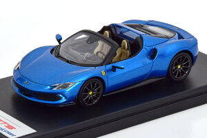 ���b�N�X�}�[�g 1/43 �t�F���[�� 296 GTS �X�p�C�_�[ �I�[�v���J�[ 2022 �u���[���^���b�NLooksmart 1:43 FERRARI 296GTS SPIDER OPEN ROOF 2022 BLU CORSA - BLUE MET