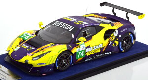 ���b�N�X�}�[�g 1/18 �t�F���[�� 488 GTE #74 ���E�}��24���ԑϋv 2022 LOOKSMART 1:18 FERRARI 488 GTE No 74 24h Le Mans 2022 Fraga/Bird/van Gisbergen with ShowCase