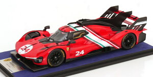 ���b�N�X�}�[�g 1/18 �t�F���[�� 499P ���f�B�t�B�J�[�^ #24 ���[���`�o�[�W���� 2023 ���b�h Looksmart 1:18 Ferrari 499P Modificata No24 Launch Version 2023 red with ShowCase