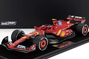 ���b�N�X�}�[�g 1/18 �t�F���[�� �t�H�[�~����1 SF-24 �X�N�[�f���A �t�F���[�� #55 ���i�R�O�����v�� 2024 3�� �J�����X �T�C���c �P�[�X�tLooksmart 1:18 FERRARI F1 SF-24 TEAM SCUDERIA FERRARI N55 3rd MONACO GP 202