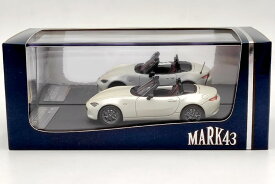 MARK43 1/43 マツダ ロードスター RS(ND5RC) コンバーチブル ホワイトMARK43 1:43 Mazda Roadster RS(ND5RC) convertible White