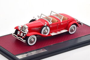 �}�g���b�N�X 1/43 �f���[�[���o�[�O �g���y�h �t�F�[�g�� �O�����h�I�[�v�� 1930 ���b�h 408�����Matrix 1:43 Duesenberg SJ2583 J-548 Torpedo Phaeton La Grande open 1930 red Limited Edition 408 pcs