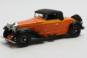 �}�g���b�N�X 1/43 �u�K�b�e�B T46 �J�u���I�� �f ���B���[�� �N���[�Y�h 1930 Matrix road cars Bugatti T46 Convertible de Villars 1930 orange/brown
