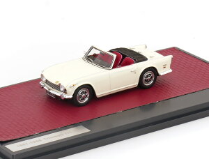 }gbNX 1/43 gCAt TR5 PI [hX^[ 1967-1968 N[zCg 408Matrix 1:43 Triumph TR5 PI Roadster 1967-1968 creme-white Limited Edition 408 pcs