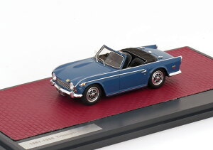 }gbNX 1/43 gCAt TR5 PI [hX^[ 1967-1968 u[ 408Matrix 1:43 Triumph TR5 PI Roadster 1967-1968 blue Limited Edition 408 pcs