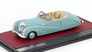 }gbNX 1/43 _C[ DE36 t[p[ Ro[`u ^[RCYu[ 120MATRIX 1:43 Daimler DE36 Hooper Convertible turquoise-blue Limited Edition 120 pcs