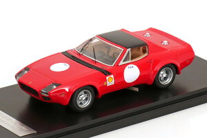 �}�g���b�N�X 1/43 �t�F���[�� 365 GTB/4 �~�b�`�F���b�e�B NART �X�p�C�_�[ 1974 ���b�hMatrix 1:43 Ferrari 365 GTB/4 Michelotti NART Spyder 1974 red