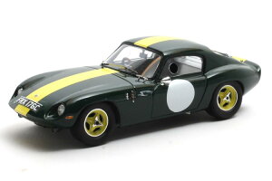 �}�g���b�N�X 1/43 ���[�^�X �G���� 26R �N�[�y �X�g���[�����C�� 1964 �O���[�� �C�G���[Matrix 1:43 Lotus Elan 26R Coupe Streamline 1964 green yellow