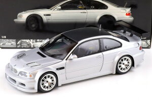 �~�j�`�����v�X 1/18 BMW M3 GTR E46 �X�g���[�g 2001 �V���o�[ �J�[�{�����[�t�t�� �J�� Minichamps 1:18 BMW M3 GTR E46 Street 2001 silver with Carbon roof