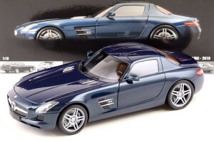 ~j`vX 1/18 ZfXExc SLS AMG N[y 2010 u[^bN JMinichamps 1:18 Mercedes SLS AMG Coupe 2010 blue metallic