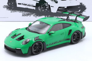 ~j`vX 1/18 |VF 911 (992) GT3 RS 2023 O[/ubN 300 Minichamps 1:18 Porsche 911 (992) GT3 RS year 2023 green / black rims limitation 300 pcs