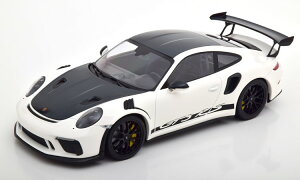 ~j`vX 1/18 |VF 911 (991/2) GT3 RS @CTbn pbP[W 2019 zCg J[{O[ 111 Minichamps 1:18 Porsche 911 (991/2) GT3 RS Weissach Package 2019 wei?/carbon-grau Limited Edition 111 pcs.