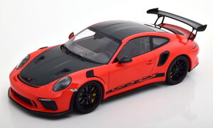 ~j`vX 1/18 |VF 911 (991/2) GT3 RS @CTbn pbP[W 2019 IW J[{O[ 111 Minichamps 1:18 Porsche 911 (991/2) GT3 RS Weissach Package 2019 orange/carbon-grau Limited Edition 111 pcs.