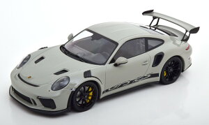 ~j`vX 1/18 |VF 911 (991/2) GT3 RS ubN 2019 CgO[ 222Minichamps 1:18 Porsche 911 (991/2) GT3 RS with black rims 2019 lightgrey Limited Edition 222 pcs