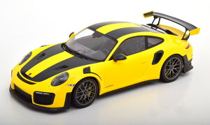 ~j`vX 1/18 |VF 911 991/2 GT2 RS @CTbn pbP[W Vo[ }OlVE  2018 CG[ 300 Minichamps 1:18 Porsche 911 (991/2) GT2 RS Weissach Package with silver Magnesium rims 2018 ye