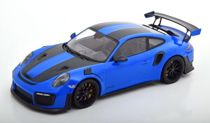 ~j`vX 1/18 |VF 911 991/2 GT2 RS @CTbn pbP[W ubN }OlVE?  2018 u[ 111 Minichamps 1:18 Porsche 911 (991/2) GT2 RS Weissach Package with black Magnesium rims 2018 blue 