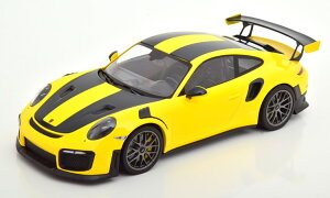 ~j`vX 1/18 |VF 911 991/2 GT2 RS @CTbn pbP[W 2018 CG[ 111 Minichamps 1:18 Porsche 911 (991/2) GT2 RS Weissach Package 2018 yellow Limited Edition 111 pcs