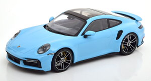 ~j`vX 1/18 |VF 911 992 ^[{S 2020 Cgu[ 306 Minichamps 1:18 Porsche 911 992 Turbo S 2020 lightblue Limited Edition 306 pcs.