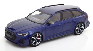 ~j`vX 1/18 AEfB RS6 A@g C8 2019 u[^bN 402Minichamps 1:18 Audi RS6 Avant C8 2019 blue metallic Limitation 402 pcs.
