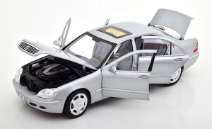 �m���u 1/18 �����Z�f�X S600 W220 1998 �V���o�[Norev 1:18 Mercedes S600 W220 1998 silver