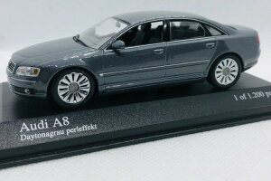 ~j`vX 1/43 AEfBA8 2002 fCgi O[^bNMinichamps 1:43 Audi A8 2002 DAYTONA GREY MET