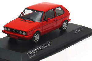 �~�j�`�����v�X 1/43 �t�H���N�X���[�Q�� �S���t 1 GTI �s���� 1983 ���b�h 2544�����Minichamps 1:43 VW Golf 1 GTI Pirelli 1983 red Limited Edition 2544 pcs