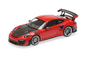 �~�j�`�����v�X 1/43 �|���V�F 911 991 2 GT2 ?RS 2018 �K�[�h ���b�hMinichamps 1:43 PORSCHE 911 (991 II) GT2 RS 2018 GUARDS (INDISCH) RED