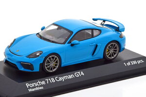 ~j`vX 1/43 |VF 718 PC} GT4 2020 Cgu[ 336 Minichamps 1:43 Porsche 718 Cayman GT4 2020 lightblue Limited Edition 336 pcs.