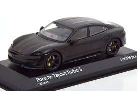 ミニチャンプス 1/43 ポルシェ タイカン ターボS 2020 ブラック 336台限定 Minichamps 1:43 Porsche Taycan Turbo S 2020 black Limited Edition 336 pcs