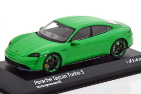 ミニチャンプス 1/43 ポルシェ タイカン ターボS 2020 メタリックグリーン 336台限定 Minichamps 1:43 Porsche Taycan Turbo S 2020 greenmetallic Limited Edition 336 pcs