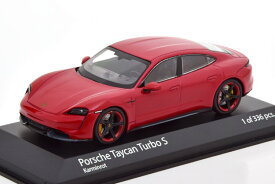 ミニチャンプス 1/43 ポルシェ タイカン ターボS 2020 レッド 336台限定 Minichamps 1:43 Porsche Taycan Turbo S 2020 red Limited Edition 336 pcs