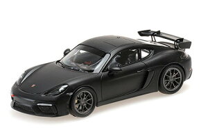 ミニチャンプス 1:43 ポルシェ 718 ケイマン GT4 プレーン ボディ エディション 2020 マットブラック 304台限定Minichamps 1:43 Porsche 718 Caman GT4 Plain Body Edition 2020 mat black Limited Edition 304 pcs