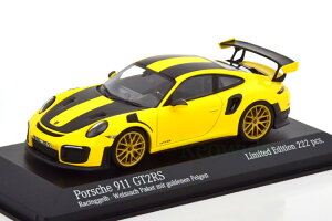 ~j`vX 1/43 |VF 911 991 2 GT2 RS 2018 CG[ ubN 222 Minichamps 1:43 Porsche 911 991 2 GT2 RS 2018 yellow black Limited Edition 222 pcs.