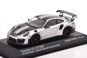 ~j`vX 1/43 |VF 911 991 2 GT2 RS @CTbn pbP[W 2018 Vo[ ubN 222 Minichamps 1:43 Porsche 911 991 2 GT2 RS Weissach Package 2018 silver black Limited Edition 222 pcs.