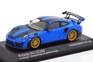 ~j`vX 1/43 |VF 911 991 2 GT2 RS @CTbn pbP[W 2018 u[ 222 Minichamps 1:43 Porsche 911 991 2 GT2 RS Weissach Package 2018 blue Limited Edition 222 pcs