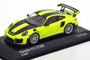~j`vX 1/43 |VF 911 GT2 RS @CTbn pbP[W 2018 CgO[ ubN 333 Minichamps 1:43 Porsche 911 GT2 RS Weissach Package 2018 hellgr?n/schwarz Limited Edition 333 pcs.
