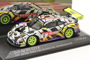 �~�j�`�����v�X 1/43 �|���V�F 911 GT3 R #8 �j�����u���N�����N 24���ԃ��[�X 2019 �A�C�A���t�H�[�X 300�����Minichamps 1:43 Porsche 911 GT3 R #8 24h N?rburgring 2019 Iron Force Limitation 300 pcs.