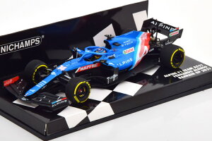 ~j`vX 1/43 As[k A521 o[[GP 2021 A\Minichamps 1:43 Alpine A521 GP Bahrain 2021 Alonso