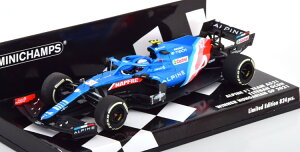 ~j`vX 1/43 As[k F1 `[ A521 D nK[GP 2021 Ocon 824Minichamps 1:43 Alpine F1 Team A521 Winner GP Hungary 2021 Ocon Limited Edition 824 pcs