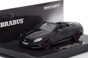 ~j`vX 1/43 ZfX uoX 850 JuI x[X AMG S63 2016 ubN 360Minichamps 1:43 Mercedes Brabus 850 Cabrio based AMG S63 2016 black Limited Edition 360 pcs