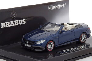 ~j`vX 1/43 ZfX uoX 850 JuI x[X AMG S63 2016 ^bNu[ 280Minichamps 1:43 Mercedes Brabus 850 Cabrio based AMG S63 2016 bluemetallic Limited Edition 280 pcs