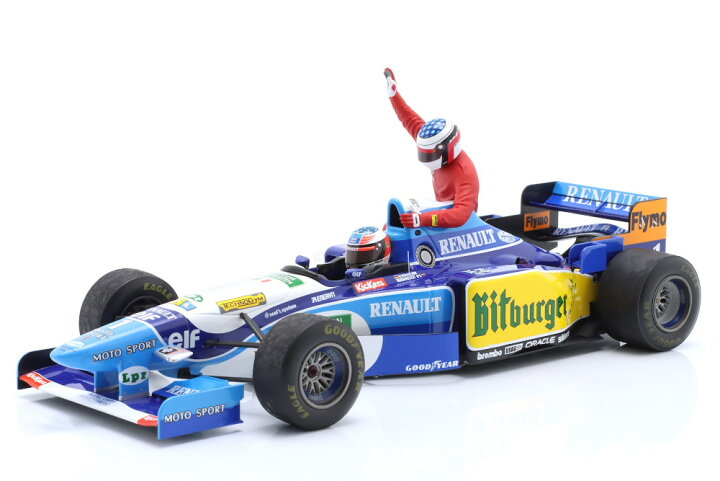 楽天市場】ミニチャンプス 1/18 ベネトン B195 #1 5th カナダGP Alesi 