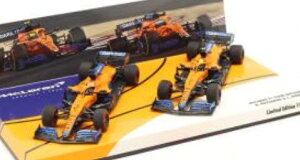 ~j`vX 1/43 }N[ MCL35M tH[~1 2021 2Zbg #4 mX + #3 Jh 111 Minichamps 1:43 McLaren MCL35M formula 1 2021 2-Car Set #4 Norris + #3 Ricciardo Limitation 111 pcs.
