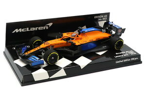 ミニチャンプス 1/43 マクラーレン MCL35 #55 ローンチ スペック フォーミュラ1 2020 カルロス・サインツJr. 306台限定Minichamps 1:43 McLaren MCL35 #55 Launch Spec formula 1 2020 Carlos Sainz jr. Limitation 306 pcs.