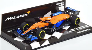 ~j`vX 1/43 }N[ MCL35M o[[GP 2021 Jh 699Minichamps 1:43 McLaren MCL35M Bahrain GP 2021 Ricciardo Limited Edition 699 pcs
