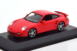 ~j`vX 1/43 |VF 911 997 ^[{ 2006 bh }LV`vXRNV Minichamps 1:43 Porsche 911 997 Turbo 2006 red Maxichamps Collection