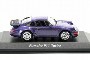 ~j`vX 1/43 |VF 911 ^[{ N[y ^Cv 964 Bj 1991-1994 p[v^bNMinichamps 1:43 Porsche 911 Turbo Coup? type 964 Bj. 1991-1994 purple metal